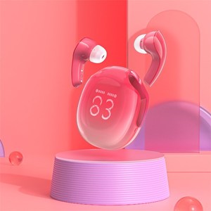 Audífonos Inalámbricos Bluetooth <span class=keywords><strong>ACEFAST</strong></span> T9 AT9 Crystal Color Air con Cancelación de Ruido y Estuche de Carga con Pantalla Digital - Product Image 5