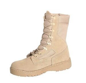 Botas de Desierto DFT0115, Zapatos Ligeros Color Marrón Caqui, Botas de Desierto LAMAI, Zapatos de Gamuza - Product Image 4