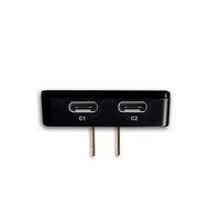 Nuevo Cargador PD de 65W 2C 2026, Cargador de Pared GaN con Doble Tipo-C, Enchufe UK, Adaptador de Carga Rápida Compacto para Portátil