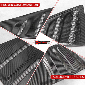 Best Selling Dry Carbon Fiber Upgrade to OX Style <b>Car</b> Auto Parts Side Vent For Ferrari F12 - Product Image 2