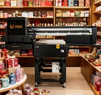 Mesin Printer UV Flatbed OSNUO-7590 dengan Efek Embos, Printer Inkjet Digital Kecepatan Tinggi Tren Terbaru