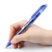 Stylos gel effaçables de marque originale P-ilot FriXion LFB-20EF, pointe fine 0,5 mm, encre noire/bleue/rouge