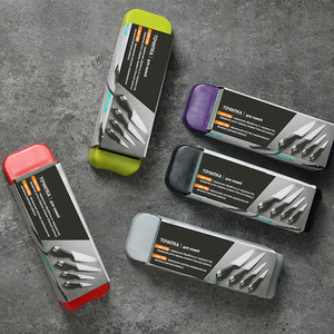 Afilador de cuchillos de corindón marrón de doble cara multifuncional, cuchillo de cocina de acero inoxidable para el hogar, varilla de afilado, artículos diversos - Product Image 1