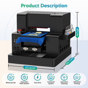 New Arrival A4 DTG Máy In T-Shirt Máy In Kỹ Thuật Số Phẳng Máy In Trực Tiếp Để May Máy In - Product Image 2