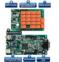 Interfaz de Lectura de Datos OBD para Automóviles, Adaptador de Comunicación de Diagnóstico de Vehículos con Bluetooth