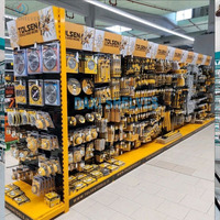 Support mural pour outils, présentoir de peinture en aérosol, panneau perforé métallique