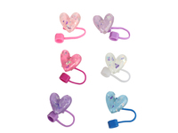 Couvre-pailles en silicone, design mignon de dessin animé, bouchons anti-poussière réutilisables pour pailles de 10 mm, gobelets Stanley et bouteilles d'eau