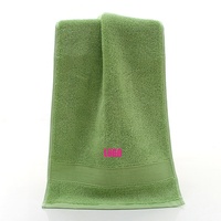Custom Embroidery Towel Logo Light Brown Multi-color Hand Towels for Spa Bathroom Hair Salon Towels