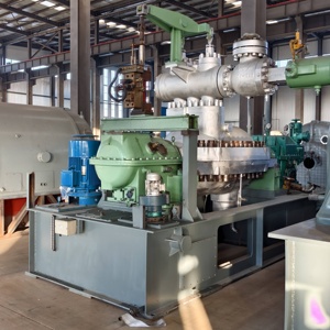 Industrial Eco-Friendly Condensing <strong>Steam</strong> <strong>Turbine</strong> <strong>Generator</strong> Plant with Biomass Gasification High Efficiency PLC Pump 4MW Engine - Product Image 3