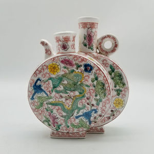 Qualité pas cher <span class=keywords><strong>prix</strong></span> Kangxi année <span class=keywords><strong>aiguière</strong></span> ameublement rétro famille rose ornements vase en porcelaine antique pour collection antique - Product Image 1