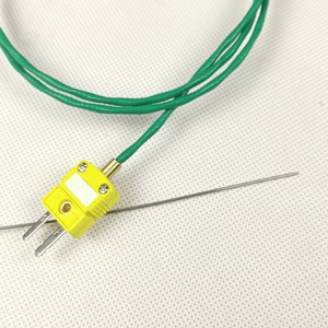 Salt Inscription K Type Thermocouple 0.5mm <b>Probe</b> 1100C <b>Temperature</b> Sensor Wire Leads WRNK-09S - Product Image 3