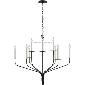 <span class=keywords><strong>Lampadario</strong></span> a <span class=keywords><strong>candelabro</strong></span> in ottone, <span class=keywords><strong>moderno</strong></span>, stile rustico, per sala da pranzo, in ottone massiccio forgiato, nuovo di fabbrica - Product Image 6