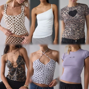 Vêtements d'été pour femmes, neufs, tendance, en polyester/coton, taille unique, pour usage quotidien, en cartons, vente en gros à prix réduit - Product Image 2