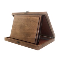 Plaque en bois personnalisée de haute qualité avec un bouclier militaire en velours, trophées et récompenses, plaques en bois dans une boîte