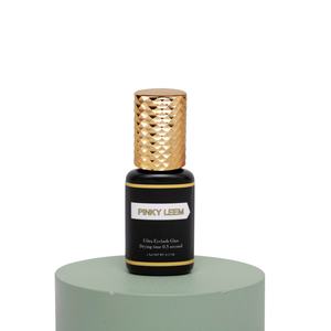 Colle à cils Pinky Leem 0,5-1s à faible odeur, séchage rapide, colle noire pour extensions de cils, adhésif pour cils, tenue extra forte, colle à cils - Product Image 1