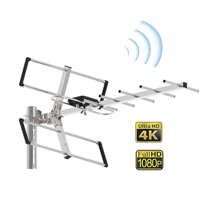 Antena de TV Digital HDTV para Exteriores Full HD, Antena VHF Portátil Interna para Largo Alcance - Product Image 1