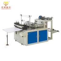 Machine de fabrication et de scellage de sacs en plastique haute vitesse 150 pièces/min avec contrôle par moteur à onduleur, nouvelle pour usine de fabrication