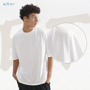Personnalisation d'usine personnalisée 100% coton chemise imprimée 3D imprimé grande taille respirant lettre manches courtes t-shirt pour hommes - Product Image 4