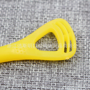 Raspador de lengua de gel suave Jsmoralcare Tpe de 12,3 cm, portátil para niños - Product Image 5