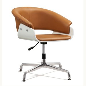 chaise de bureau en cuir moderne et confortable 36028-902/LDM03 - Product Image 4