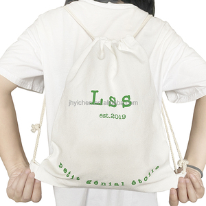 Sacs à dos et pochettes en toile <span class=keywords><strong>de</strong></span> coton <span class=keywords><strong>de</strong></span> haute qualité avec cordon <span class=keywords><strong>de</strong></span> serrage pour serviettes <span class=keywords><strong>de</strong></span> plage - Product Image 3