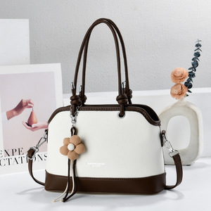 Bolsos y Accesorios de Moda, Bolso de Mano de Cuero de Tamaño Mediano, Bolso Bandolera de un Solo Hombro para Uso Diario de Mujer - Product Image 4
