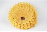 Collier Élisabéthain pour Animaux de Compagnie en Gros, Collier Ajustable Léger à Motifs Floraux pour Chiens et Chats Après Chirurgie