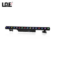 LQE Barre lumineuse de scène étanche pour concerts et mariages IP20 DMX512/FB4/Contrôle activé par le son 16pcs 8W RGBW LED 1500Lm 40 Beam