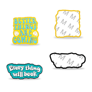 Envío en 1-3 Días, Pegatinas Metálicas para Teléfono con Humor Estético, Calcomanías Divertidas con Eslóganes para Fundas de Teléfono, Accesorios de Moda - Product Image 2