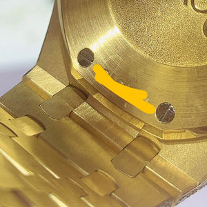 Bracelet de montre RLX en diamant personnalisé en or 18 carats-Bracelet en diamant cultivé en laboratoire à usage intensif et pièces RLX de luxe OEM - Product Image 3