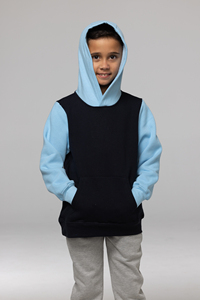 Sweat-shirt personnalisé pour garçons et filles, à blocs de couleur, en coton respirant, pour le camping, l'école, les activités de plein air, la gym, les voyages printaniers, pour juniors - Product Image 5