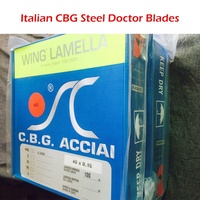 Lame de couteau en acier au carbone CBG adaptée à l'impression en héliogravure, à l'impression flexographique et aux machines de revêtement