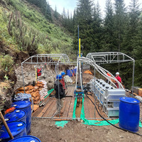 ROCK -1500 Rig de forage à câble pour l'exploration minière, forage hydraulique sur chenilles, machine de forage au diamant portable