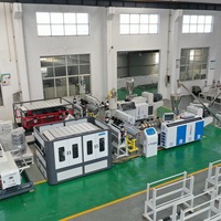 Ligne de production de machines d'extrusion de feuilles de toiture en plastique ACP PP WPC PVC en Afrique du Sud
