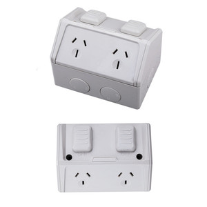 Úc công tắc điện IP53 250V 10A powerpoints thời tiết đôi GPO IP53 <span class=keywords><strong>15A</strong></span> ngoài trời thời tiết chuyển đổi ổ cắm - Product Image 5