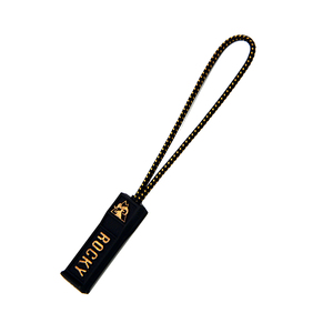 En gros, tirettes de fermeture éclair en caoutchouc de qualité supérieure, sans nickel, personnalisables, avec étiquettes de fermeture éclair et fixateur d'extension de cordon pour bagages - Product Image 5