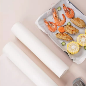 Rouleau de papier parchemin blanc/non blanchi 30cm * 8m pour le revêtement de panier Deli Wrap Patty séparant la cuisson des aliments - Product Image 5