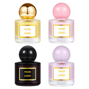 Leeg luxe cilinderflesje voor parfum, 40 ml, met ruimte voor eigen logo, transparant, navulbaar, glazen flesje. - Product Image 2