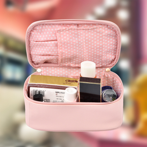 Organizador OEM para mujeres y niñas, bolsa de maquillaje de viaje, bolsa de cosméticos grande, estuche de maquillaje - Product Image 3