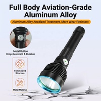 Linterna LED Multimodo con Luz Alta/Baja, Luz Lateral COB, Indicador de Carga USB, Resistente al Agua IP68, Enfoque Ajustable, Más de 1000 Lúmenes