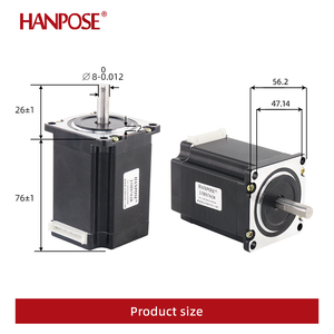 Motor Nema <span class=keywords><strong>2</strong></span>-fasa Mesin Jahit Motor Torsi Tinggi <span class=keywords><strong>2</strong></span>.8A 189N.CM 23HS7628 Motor Stepper Nema 23 untuk Peralatan Monitor Printer 3D - Product Image 4
