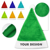 Chapeau de Père Noël rose personnalisé pour adultes, chapeau de Noël de luxe, pack de chapeaux de Noël promotionnels, cadeaux de Noël