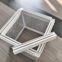 Conduit d'air carré en PVC à bride dissimulée, résistant à la corrosion et à la chaleur, pour systèmes CVC de salles et gymnases