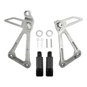 Kit de Reposapiés Traseros para Motocicleta TCMT, Soporte de Montaje para <span class=keywords><strong>Honda</strong></span> <span class=keywords><strong>CB500X</strong></span> 2013-2016 CB500F CBR500R 13-2015, Reposapiés para Pasajero XF-0105 - Product Image 5