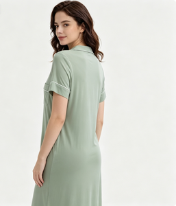 Pijamas de Bambú para Mujer, Conjunto de Pijama de Fibra de Bambú Suave, Ropa de Dormir de Nueva Llegada - Product Image 6