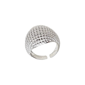 FY-JZ503 Anello da <span class=keywords><strong>Donna</strong></span> in <span class=keywords><strong>Argento</strong></span> Sterling 925 di Lusso Leggero, con Sfera a Rete Vuota, Design Originale e Versatile ad Apertura Regolabile - Product Image 5