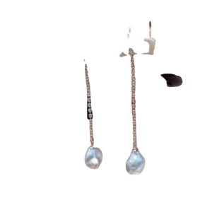 21542 Accesorios de Plata S925 para Perlas DIY, Cuentas Redondas de 8-12mm, Base Vacía para Joyería Dinámica de Plata, Pendientes 21542, Accesorios para Perlas DIY - Product Image 5