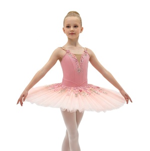 AL-T1679 Costume de Danseuse de la Belle au Bois Dormant pour Filles, <span class=keywords><strong>Tutu</strong></span> Rose sans Manches, <span class=keywords><strong>Jupe</strong></span> en Gaze pour Adultes, Compétition, <span class=keywords><strong>Tutu</strong></span> Pancake - Product Image 1