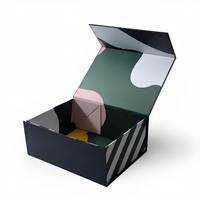 Boîte cadeau magnétique pliable de luxe personnalisée, boîte en carton rigide pliable avec aimant, emballage pour vêtements et chaussures