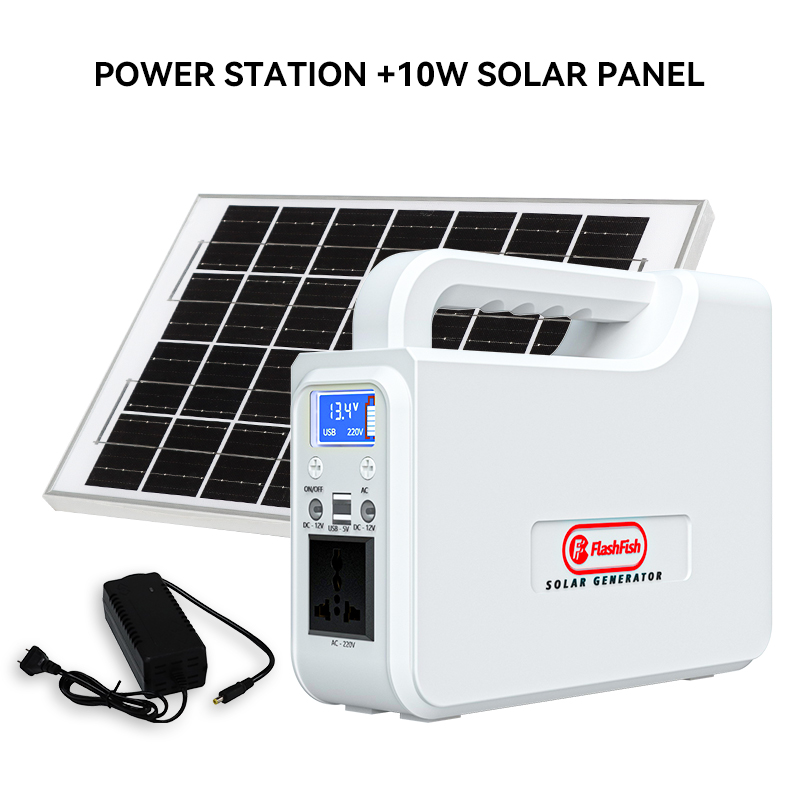 Centrale elettrica + pannello solare 10w